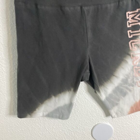 NWOT- Disney -Mickey Mouse- tie dye biker shorts- Grey/Pink- Size medium - Picture 2 of 5